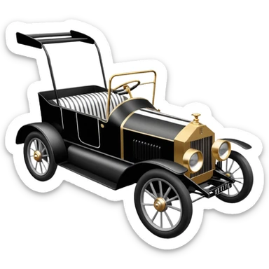 Antique looking rolls Royce shopping cart race car with custom aero body and  sticker