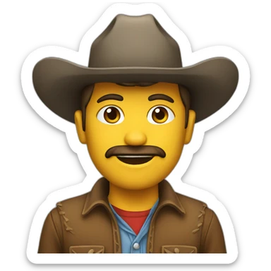 cowboy-coding sticker