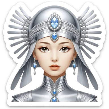 sorayama imperial russia kokoshnik sticker