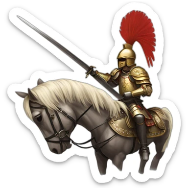 polish winged hussar sticker