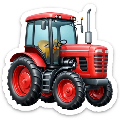I need a red tractor sticker