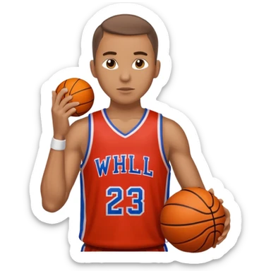 Basketball trainer sticker