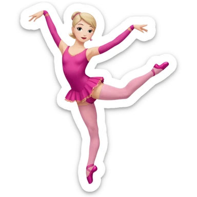 danseuse en collant sticker