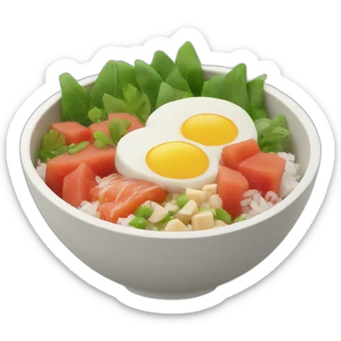poke bowl sticker