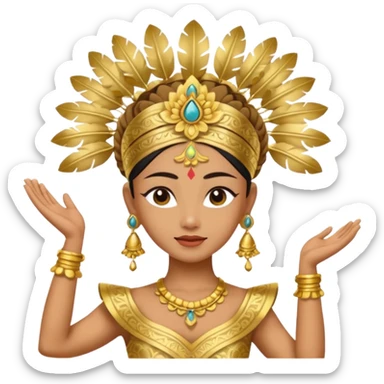 danseuse balinaise sticker