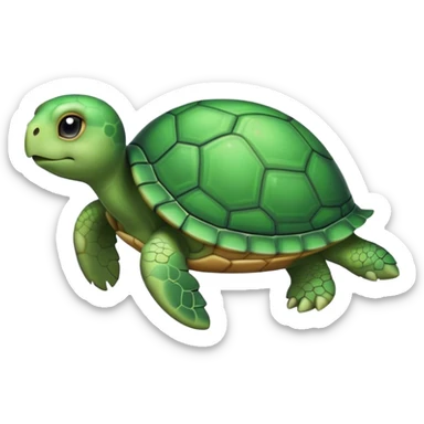 blended turtle sticker