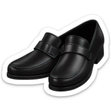  black loafers Michael Jackson sticker