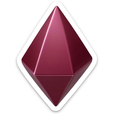  burgundy plumbob sims  sticker