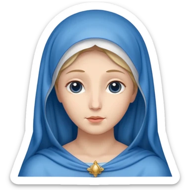 virgin mary sticker