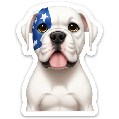 :american-bulldog-puppy-with-a-wrestling-mask-on: sticker
