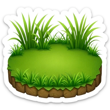 Grass, felt texture, scrapbooking sticker