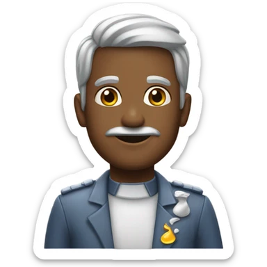 um coração oco cravejado de prata sticker