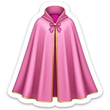 Pink salon cape sticker