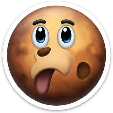 pluto the planet sticker