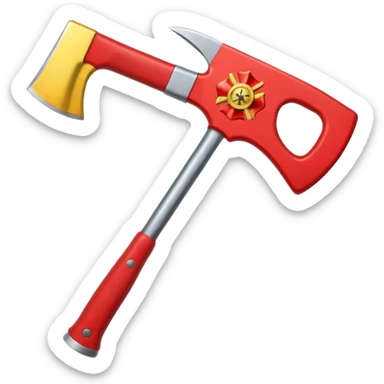 A Firefighter Axe  sticker