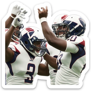 Washington commanders celebrating  sticker