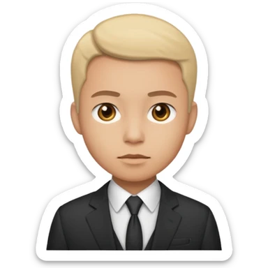 persona en oficina sticker