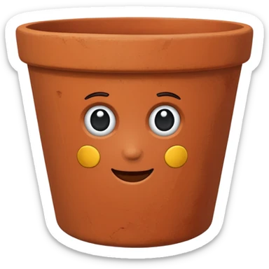 plant pot sticker