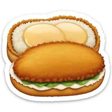 Chicken katsu sticker