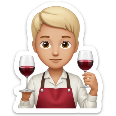 Wine making sticker