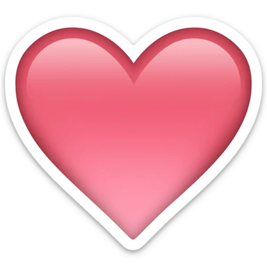 Wine heart emoji sticker