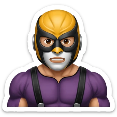 luchador bane sticker