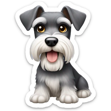 Mini schnauzer  sticker