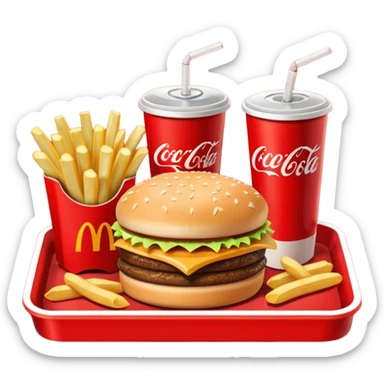 1990’s McDonald’s meal  sticker