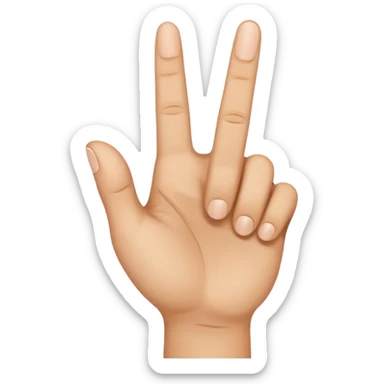 I want an emoji that looks like these👌🏻🤏🏻but i want that the the middle vinger touches the tumb and the other vingers dont. Can you do the Oke sign but than with de middle vinger sticker