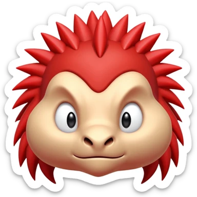 Sonic the hedgehogs friend knuckles sticker