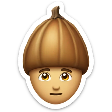 Forgotten acorn sticker