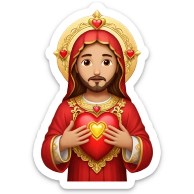 sagrado corazón de Jesús  sticker