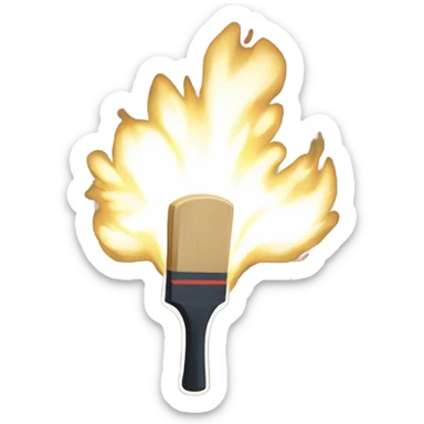 Match striking  sticker