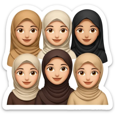 arabic women sticker