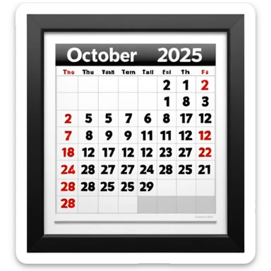 He said: October 2025, don’t you think? sticker