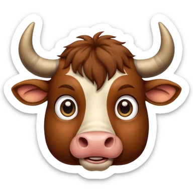 Ferdinand from the Ferdinand movie sticker