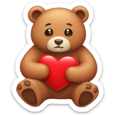 Ositos con corazones sticker