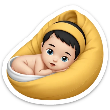 Newborn B&W Photoshoot sticker