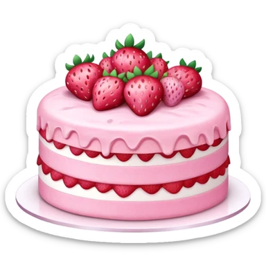 Strawberry Cake sticker