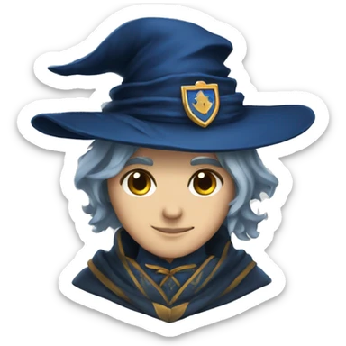 a magican hat ravenclaw sticker