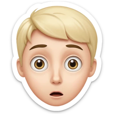 me when stanford starts going on and on about holly negglett: this ginger is nuts!!! sticker