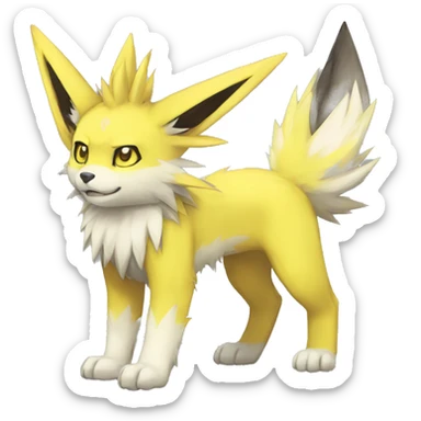 Zeraora-Jolteon-Renamon full body sticker
