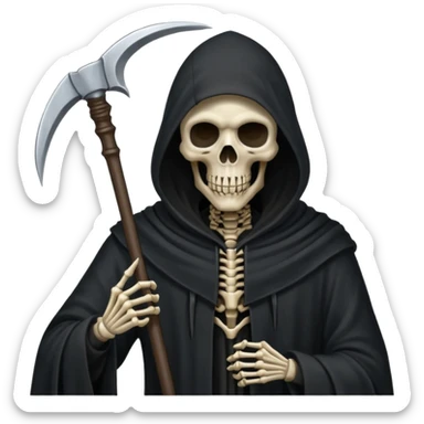 The Grim Reaper sticker