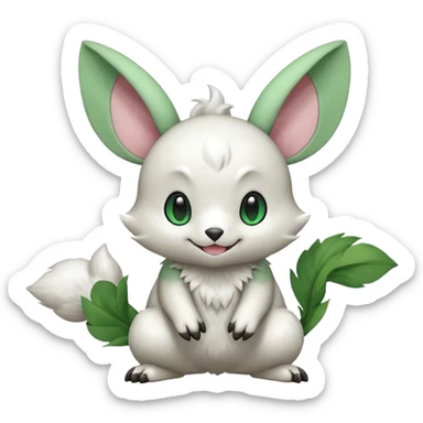 Pancham-Minccino-Petilil-Minun-Fakémon-Digimon-fusion-creature sticker