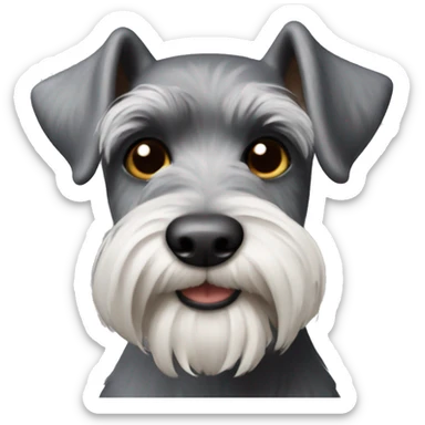 mini schnauzer  sticker