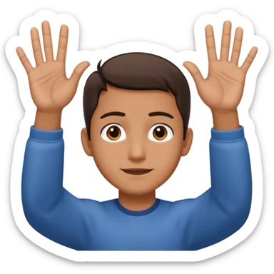 Mason 67 make the do the hands one up and one down palms facing up sticker