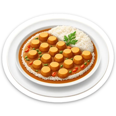 Curry rice sticker