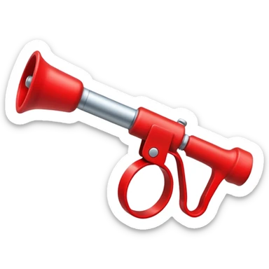 bike horn with rubber squeaker sticker