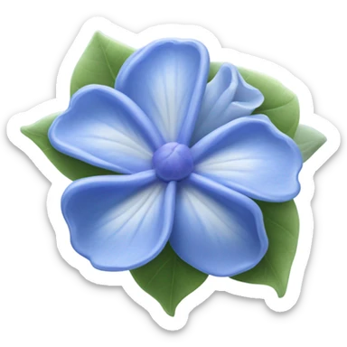 Periwinkle realistic winter scar sticker