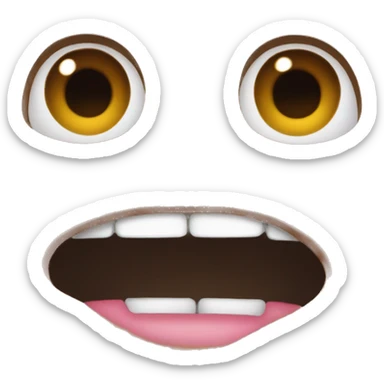 Drooling heart eyes emoji  sticker